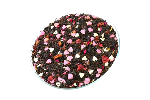 EKSKLUZYWNY WALENTYNKOWY ZESTAW HERBAT + Miód, Zaparzacz, Konfitura !!