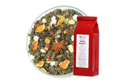 Herbata Zielona Ceylon Świąteczna DZIADEK DO ORZECHÓW (OT)