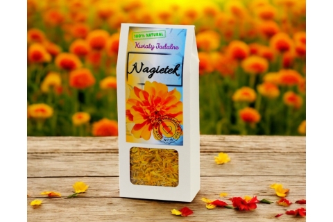 Kwiaty Jadalne NAGIETEK (15g) Do Dekoracji, Naparów i Na Prezent