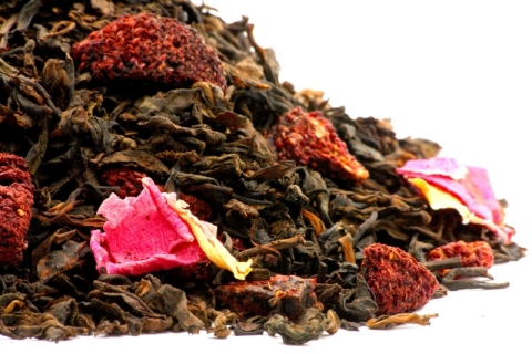 Herbata Czerwona Pu-erh Truskawkowy